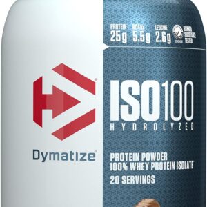 Dymatize ISO100 Whey Protein Isolate chocolate flavored